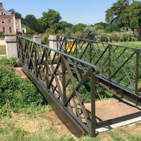 Bespoke Metal Footbridge over Ha Ha