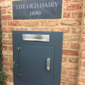 Custom Built-in Letter Box