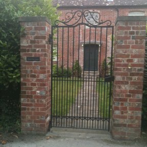 Full Height Gate with Scrollwork